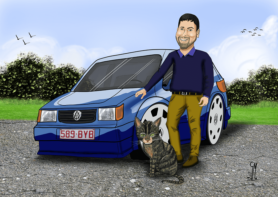 karikatuur portret